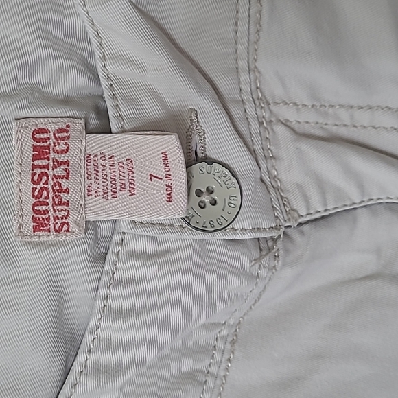 Mossimo khaki pants size 7 - Picture 2 of 5